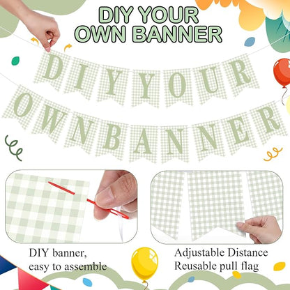 Mooliwe 171 Pcs DIY Custom Banner Kit Make Your Own Customizable Sign - Image 3