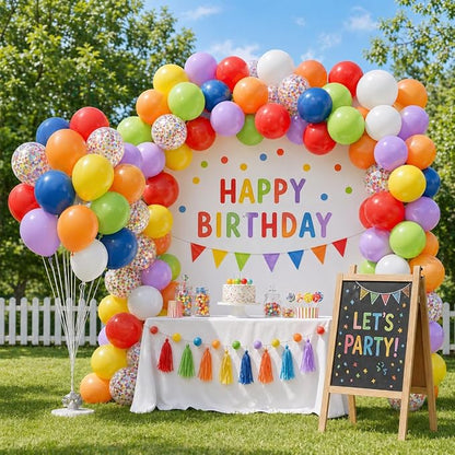 Red Blue Yellow Green Balloons, Carnival Circus Balloon 12 Inch Red Blue Green - Image 5