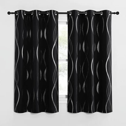 NICETOWN Black Out Curtains for Small Window - Image 2