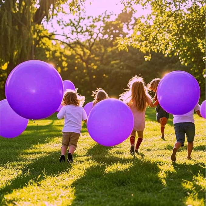 30 Pack Purple Balloons 36 inch Purple Latex Big Balloons - Image 5