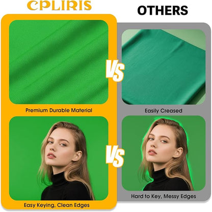 CPLIRIS 10x20ft Green Screen Backdrop - Image 5
