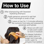 Saltie Daily Hair Detangle Conditioner I Nourish with Sea Weed, Kelp & Algae I Lightweight, detangle, repair split ends, adds shine for radiant hair. (8.5 fl. Oz /250ml)