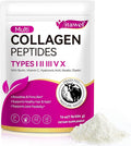 Multi Collagen Peptides Powder - Types I, II, III, V, X – Grass Fed, Pasture Raised - Supports Skin, Hair, Nails & Joints - Flavorless, Hydrolyzed, Easy to Mix - Non-GMO, Gluten-Free, Dairy-Free