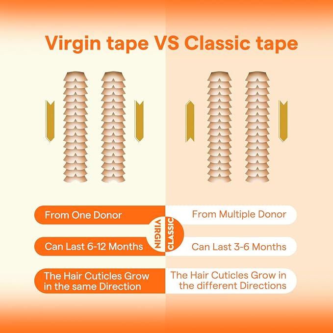 Full Shine Insert Tape in Hair Extensions Color 4 Medium Brown Fading To 7 Brown and 80 Blonde Hair Extensions 24 Inch Invisible Virgin Tape in Extensions Intact Aligned Cuticles 10Pcs 25Grams