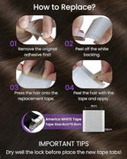 LaaVoo Human Hair Tape in Extensions Brown Tape in Hair Extensions Human Hair #2 Darkest Brown Hair Extensions Tape in Real Human Hair Soft Straight 24 Inch 50g 20pcs