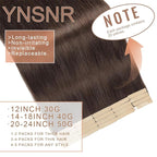 Tape in Hair Extensions Human Hair 12 Inch Human Hair 20Pcs Dark Brown Remy for Women Invisible Tape in Hair Extensions Real Human Hair