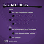 Splat Lusty Lavender Semi Permanent Hair Dye Kit with Bleach, 1 Application, Includes Purple Hair Dye, Oxide & Bleach Powder, Vegan & Cruelty Free Hair Color