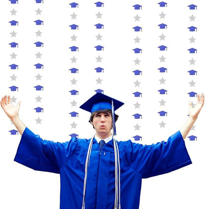Navy-Blue Silver Graduation-2026 Class Party-Decorations - Image 7