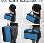 Gym Bag 20 inch Sport Duffle Bag for Men - 40L Weekender Duffel Bag for Travel - Royal Blue
