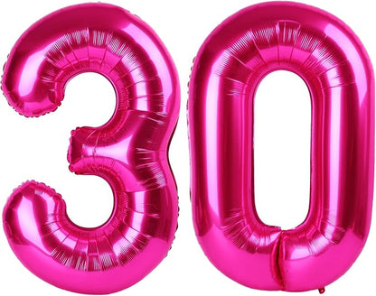 Hot Pink 30 Balloon by IWERP