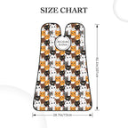 Adjustable Beard Bib, Non-Stick Hair Catcher Cape for Men's Shaving, Waterproof with 2 Suction Cups, Cute Cat Kitten Head Cartoon Cats Shave Bib