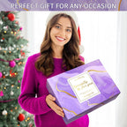 Spa Gifts for Women, Lavender 16 Pcs Self Care Gifts for Women, Birthday Christmas Gift Basket for Mom Wife Girlfriend Her Sister, Thank You, Get Well, Sympathy Inspirational Care Package Spa Basket
