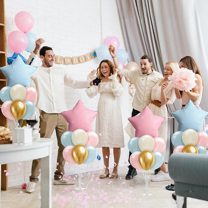 Lunmon 4 Set Boho Gender Reveal Balloon Stand Kit - Image 4