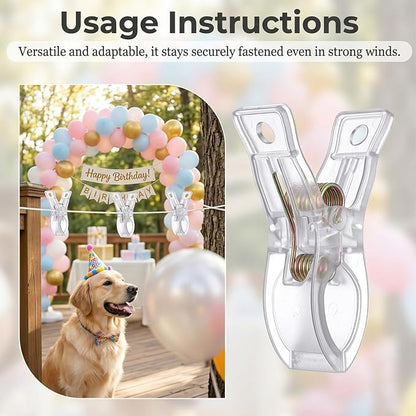 10 Pcs Balloon Arch Clips, 2.5 Inch Clips - Image 6