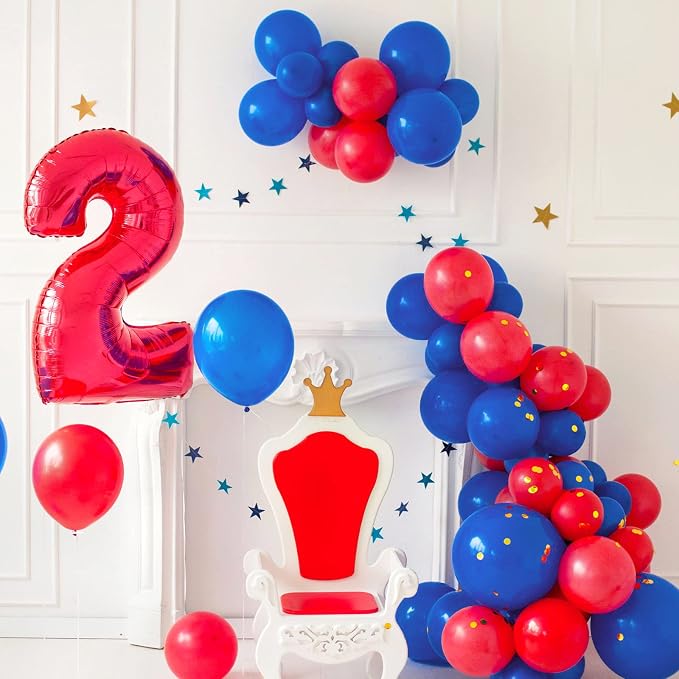 FOTIOMRG 110pcs Royal Blue Balloon Garland Arch Kit, 18 12 10 5 inch Royal Blue - Image 5