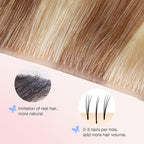 DOORES Clip in Hair Extensions Real Human Hair 22 inch 110g 7pcs Invisible Human Hair Extensions Clip ins, Injected Seamless PU Clipins Invisi Edge, 18A/60 Drity Blonde Mixed Platinum Blonde