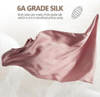 Set of 2 100% Silk Pillow Cases Queen - 6A Luxury Mulberry Silk Pillowcase for Hair and Skin - Anti-Wrinkle, Cooling & Smooth, Hidden Zipper - Pillowcases for Sleeping Women Girl, Boy, Pink