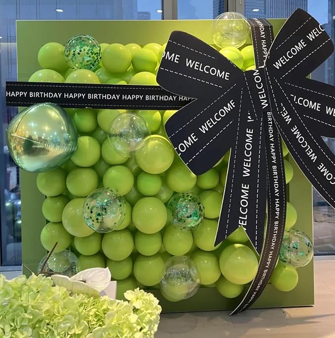 10 Inch Lime Green Balloons - Image 6