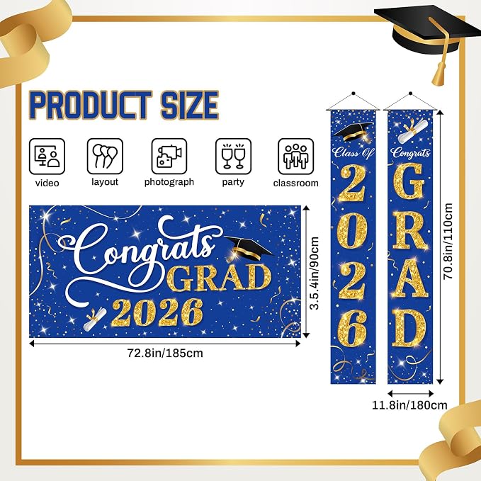 Class of 2026 Graduation Decorations - Image 3