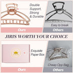 3PCS 3inch Metal Hair Clips,Metal Hair Claw Clips For Women,Hair Catch Barrette Jaw Clamp,Half Bun Hairpins for Everyday Use.(Set2)