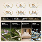 THXSILK Christmas Style 6A+ Grade Mulberry Silk Pillowcase for Hair and Skin, 22 Momme 100% Pure Silk Pillow Case with Hidden Zipper, Christmas Holly Printed Pillow Cover(Queen Size 20"x30",Green)