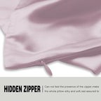 Mulberry Silk Pillow Cases for Hair and Skin King Size Silk Pillowcase with Zipper Soft Breathable Smooth Cooling Satin Silk Pillow Covers for Sleeping (Lavender,20"X 36",1Pcs)