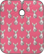 Extra Long Salon Cape, Sitting Sphynx Cat Pink Dyeing Salon Apron Shampoo Cutting Household Capes Wrap for Hair Salon