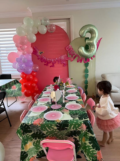 3 Balloon Number 40 Inch Olive Green Balloons - Image 3