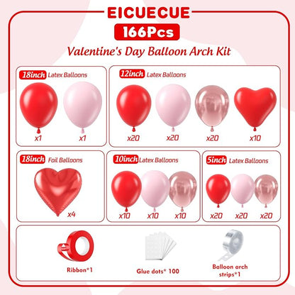 Valentines Day Balloons Garland Arch Kit - Image 2
