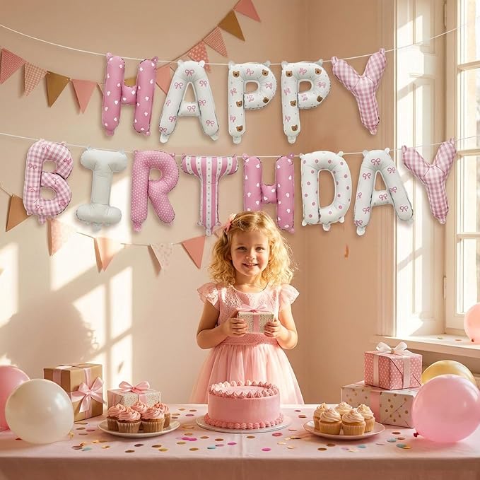 Happy Birthday Balloon Banner - Image 2
