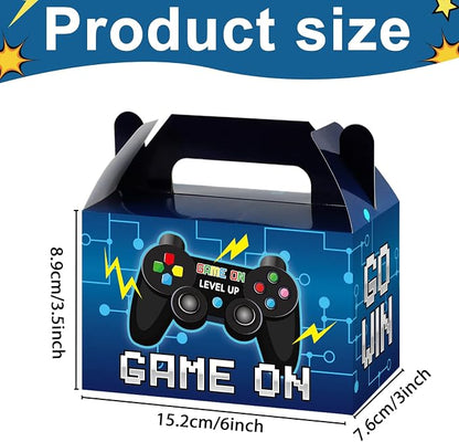 Tevxj 12 Pcs Video Game Bags Gamer Party Favors Treat Gift Boxes Gamer Candy - Image 2