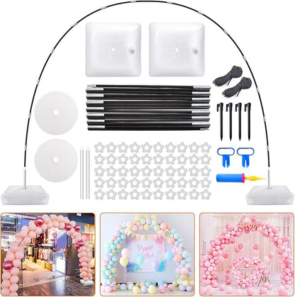 Chamvis Balloon Arch Kit, 9FT Height & 10FT Width Adjustable Balloon Arch Stand by Chamvis