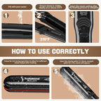 DORISILK 2.0 Upgraded Steam Straighteners for Hair, Professional Salon Ceramic Tourmaline Vapor Steam Flat Iron Hair Straightener and Curler 2 in 1 Straightening Curling Iron, Dual Voltage LED Temp