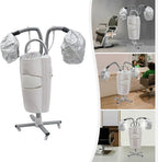 Professional Standing Hair Steamer Dryer, 700W Orbiting Rollerball Color Processor w/Rolling Base, Floor Hooded Treatment Machine for Home Hairdressing Salons