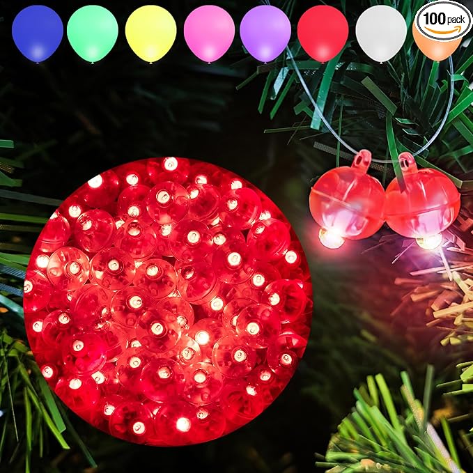 Aogist 100pcs Red Mini Lights by Aogist