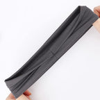 DRESHOW Yoga Sports Headbands for Women Elastic Non-Slip Headbands Workout Running Hair Bands 6 Pack