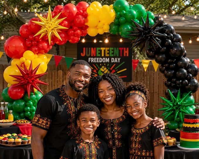 148Pcs Juneteenth Balloon Garland Arch Kit - Image 5