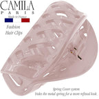 Camila Paris CP3202 French Hair Clip for Women Thick Hair for Long Curly Wavy Hair, Girls Hair Claw Clips Jaw, Durable Styling Big Claw Clip for Thick Hair, Strong Hold No Slip Grip, Made in France
