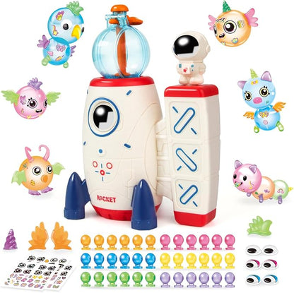 Amy&Benton 195PCS Space Rocket DIY Sticky Balloons by AmyBenton