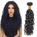 Natural Black Kinky Curly Bundles Human Hair Color 1B Bundles 18 Inch Brazilian Unprocessed Virgin Remy Hair Extensions Double Weft Hair Weave