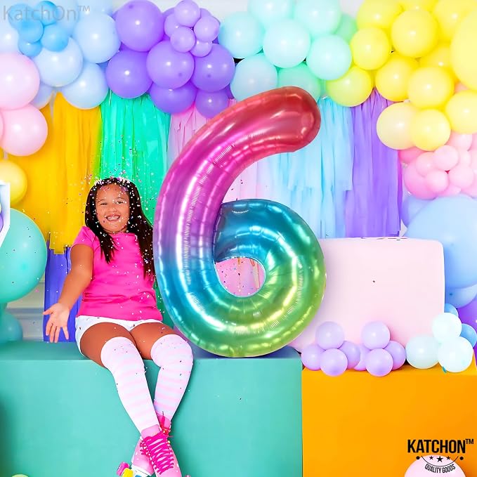 KatchOn Giant Jelly Number 6 Balloon - Image 8