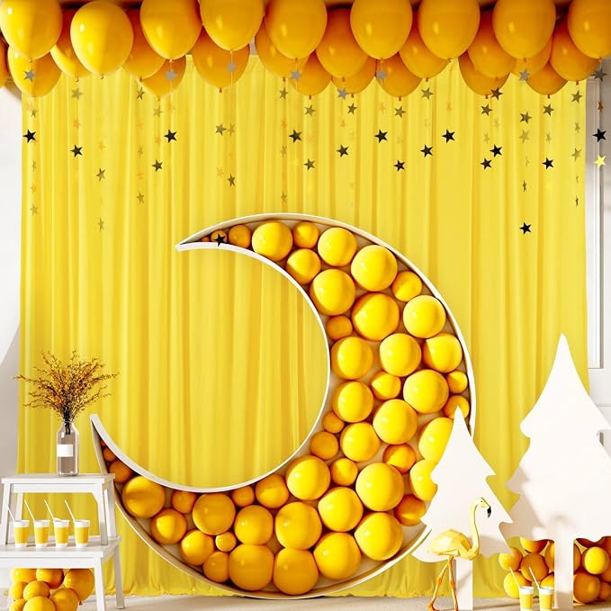 AK TRADING CO. 10 feet x 10 feet Polyester Backdrop Drapes Curtains Panels - Image 6