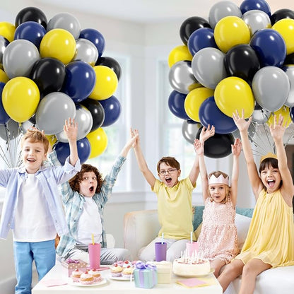 60pcs 12inch Black and Yellow Balloons - Image 5