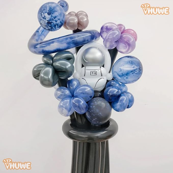 260 Balloons Grey, Thickened 100 Pack Long Balloons Twisting Skinny Magic - Image 3