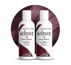 Adore Semi Permanent Hair Color (078 Rich Amber) | Vegan & Cruelty-Free Brown Hair Dye | No Ammonia, No Peroxide, No Alcohol | 4 Fl Oz Each (Pack of 2)