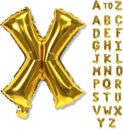 Giant X Alphabet Balloon Letters, 40 Inch Helium Mylar Foil Name Word Balloons by Lingqiang