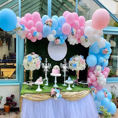 Pink and Blue Party Balloons - Image 7