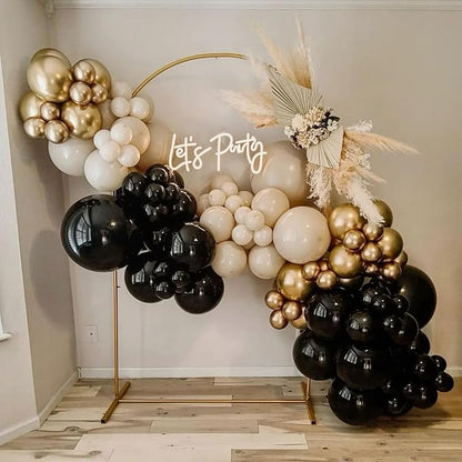Black White and Gold Balloons - Image 2