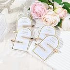 20PCS Bridesmaid Hair Clips No Bend Hair Clips Bridesmaid Hair Accessories Gifts Makeup White Creaseless Clips for Bride Women Girl(20Pcs/10Cards)