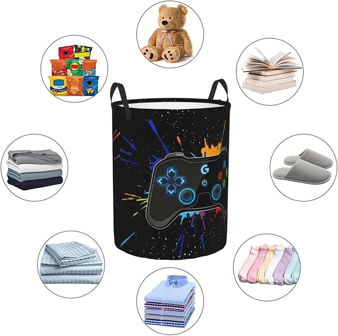Game Joystick Laundry Hamper Bag - Image 5